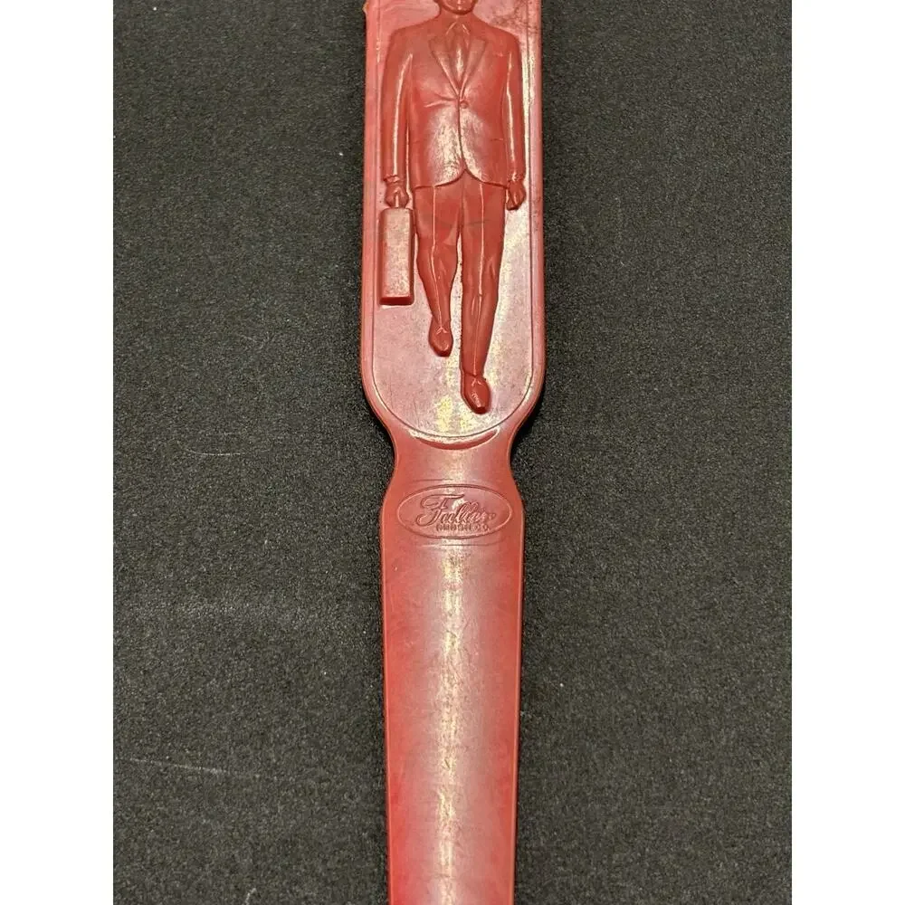 Fuller Brush Salesman RED Letter Opener Vintage 1950s